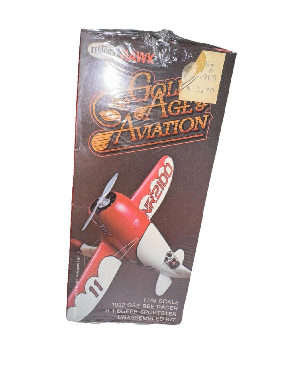 Testors 1/48 1932 Gee Bee Racer R-1 model kit#913 FACTORY SEALED NIB NEW VINTAGE